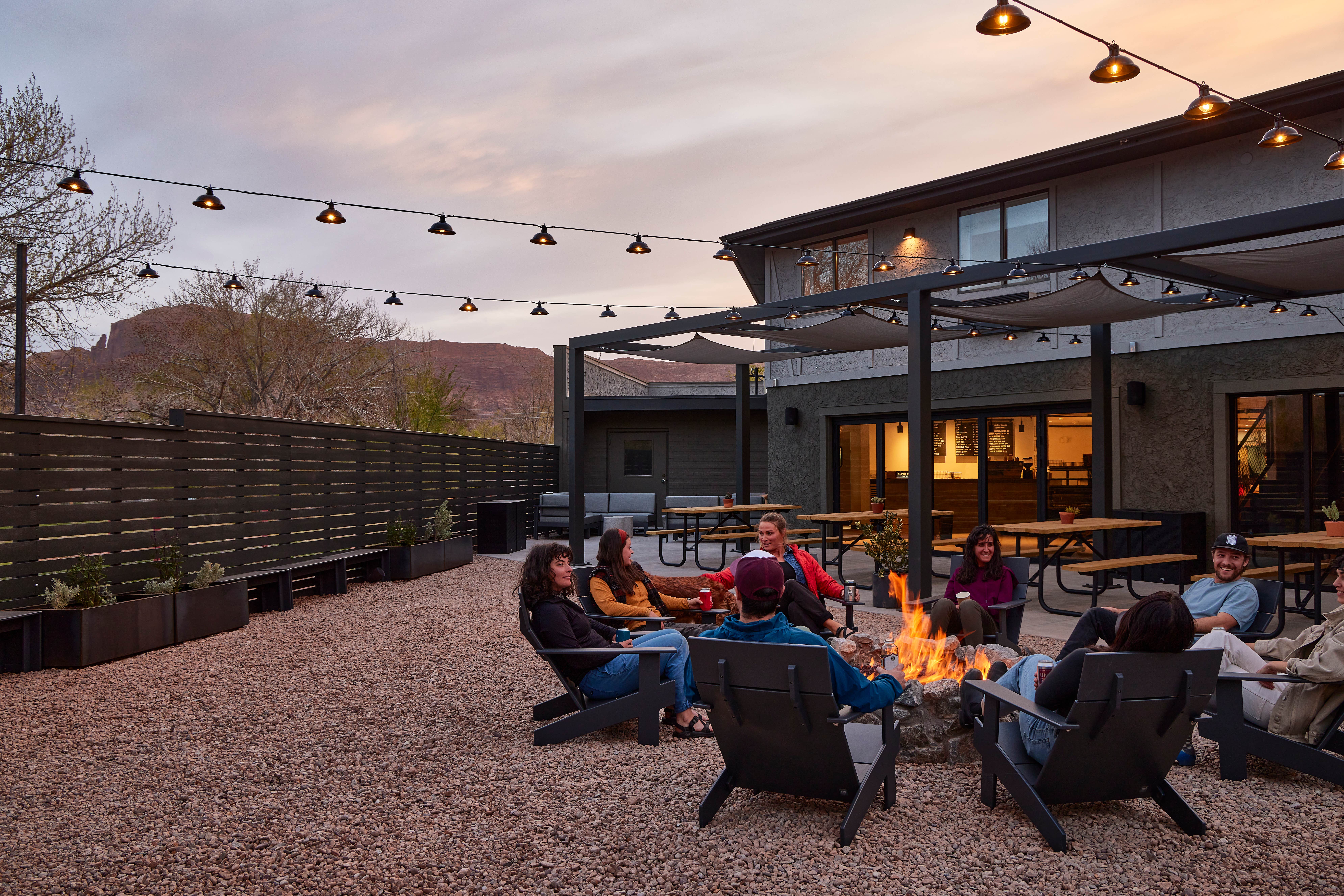 Camping near Sand Flats Recreation Area: Slackline Moab- Outset Collection by Hilton, Moab, Utah