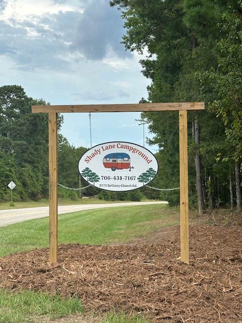 Camping near Little River RV Park at Durhamtown: Shady Lane Campground, White Plains, Georgia