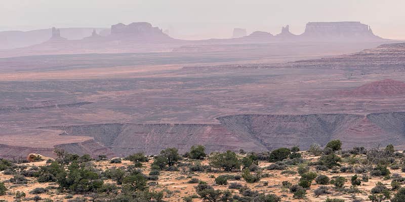 Camper submitted image from Overlooking Monument Valley/Valley of the Gods