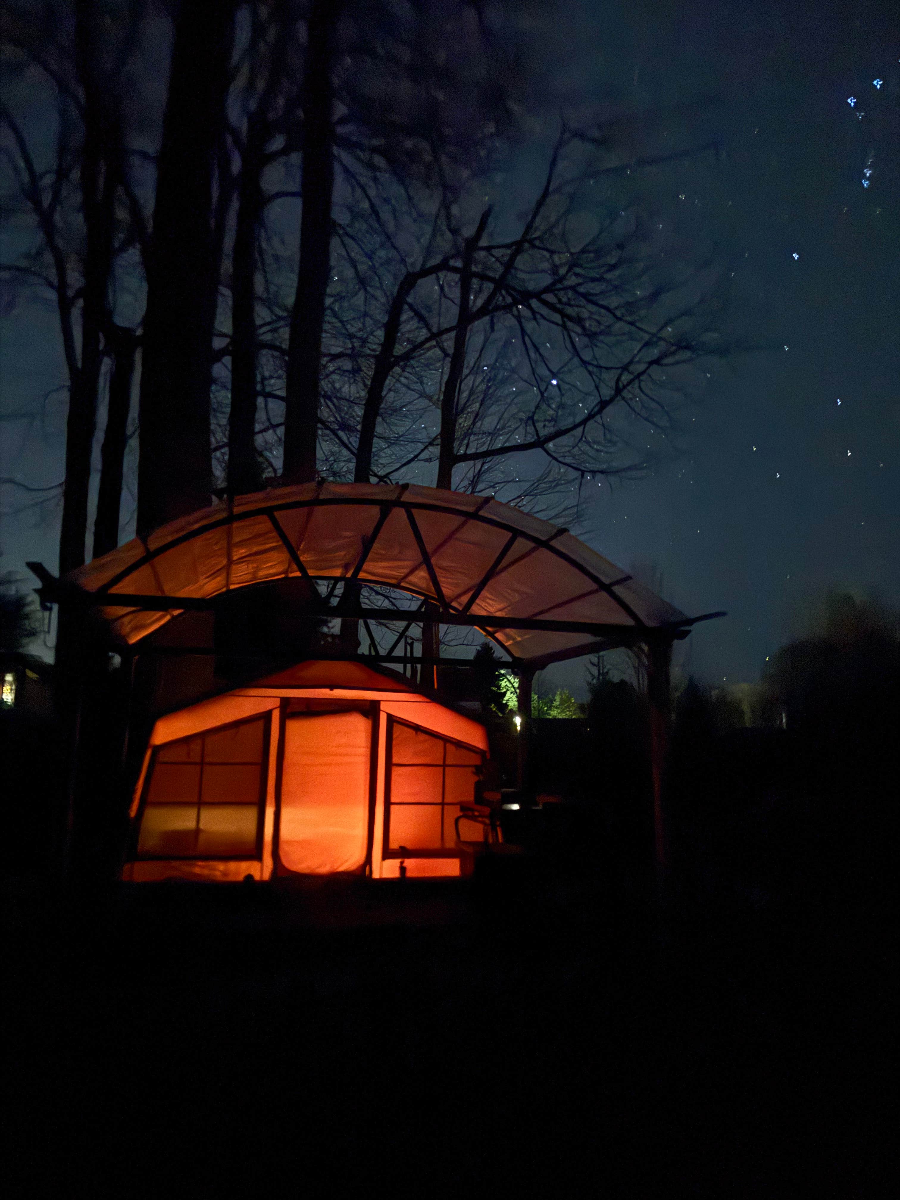Camping near Rainbows End RV Park: Dungeness Riverside Castle Glamp Tent, Carlsborg, Washington