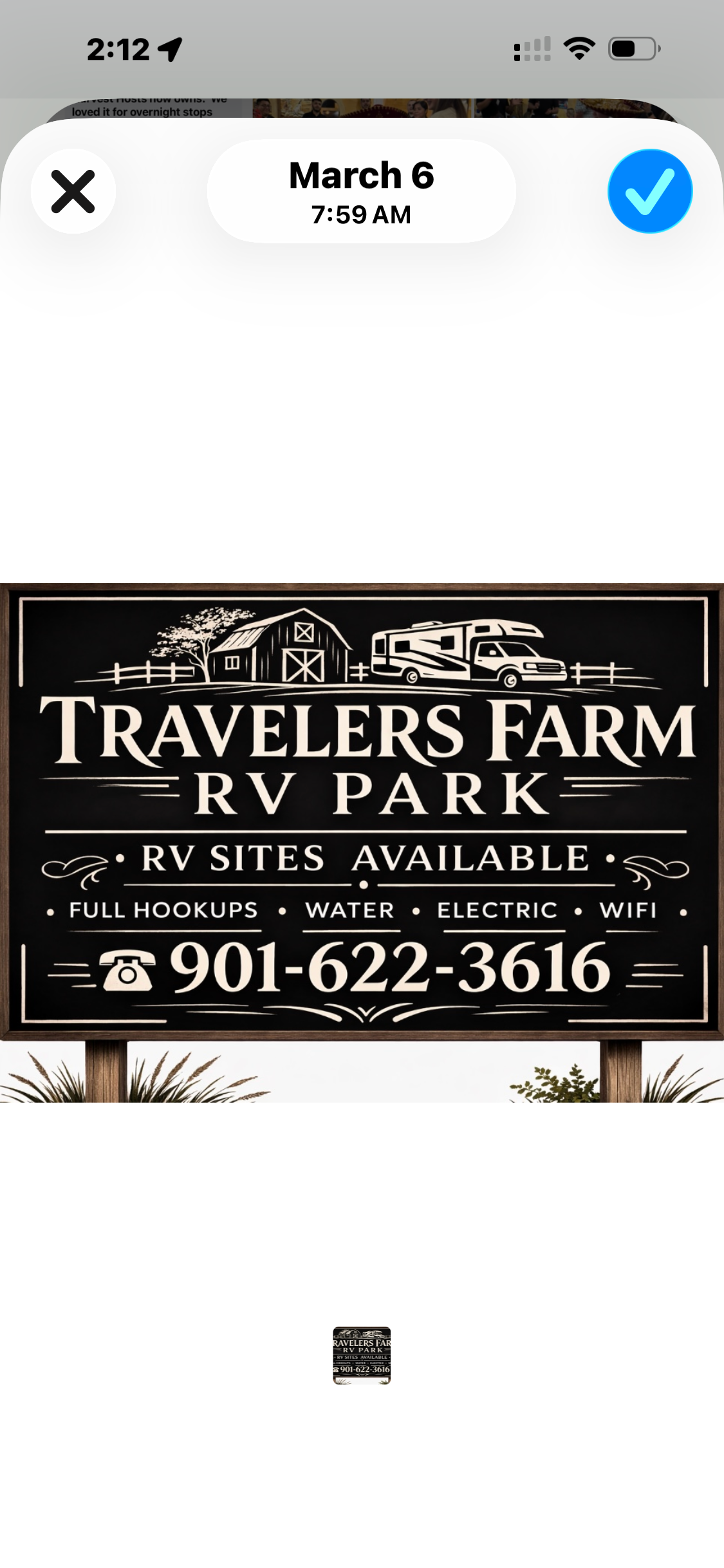 Camper-submitted photo at Travelers Farm RV Park near Henning, TN