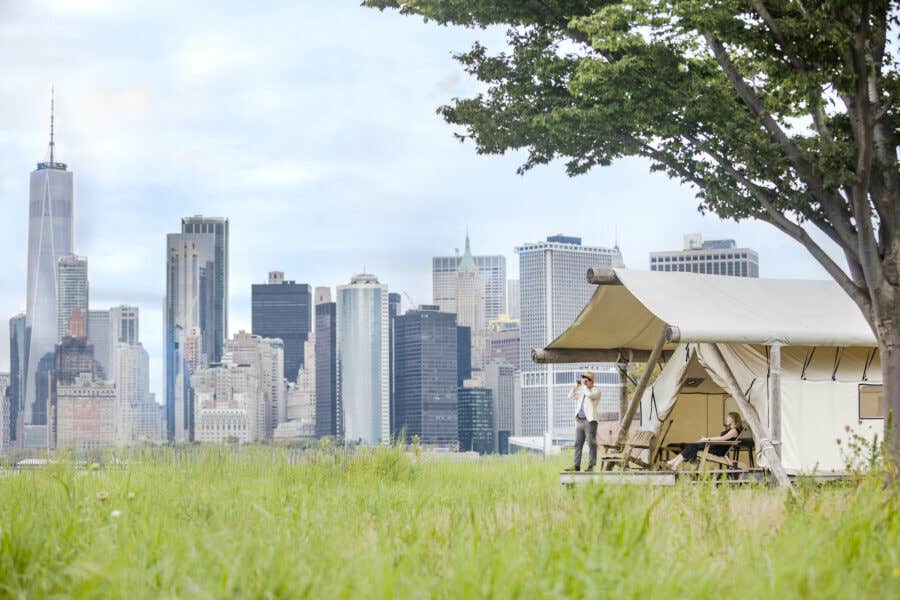 Camper-submitted photo at Collective Retreats Governors Island near New York, NY