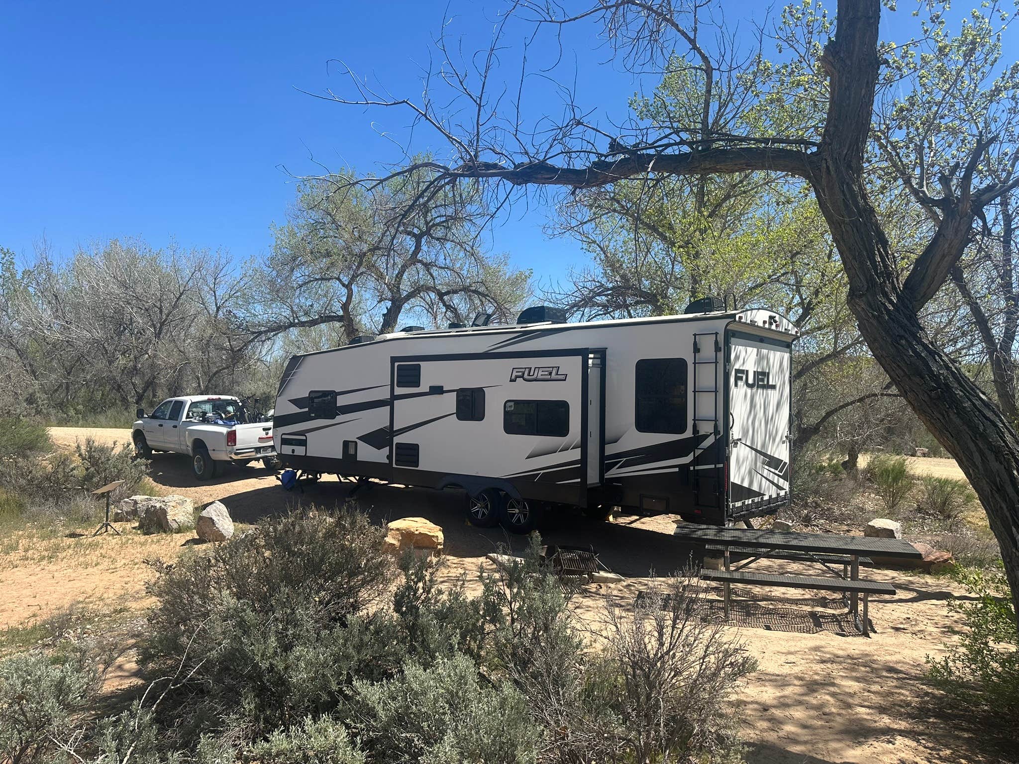 Mike M.'s photo of rv camping at Sand Island Recreation Area — Bears Ears National Monument near Mexican Hat, UT