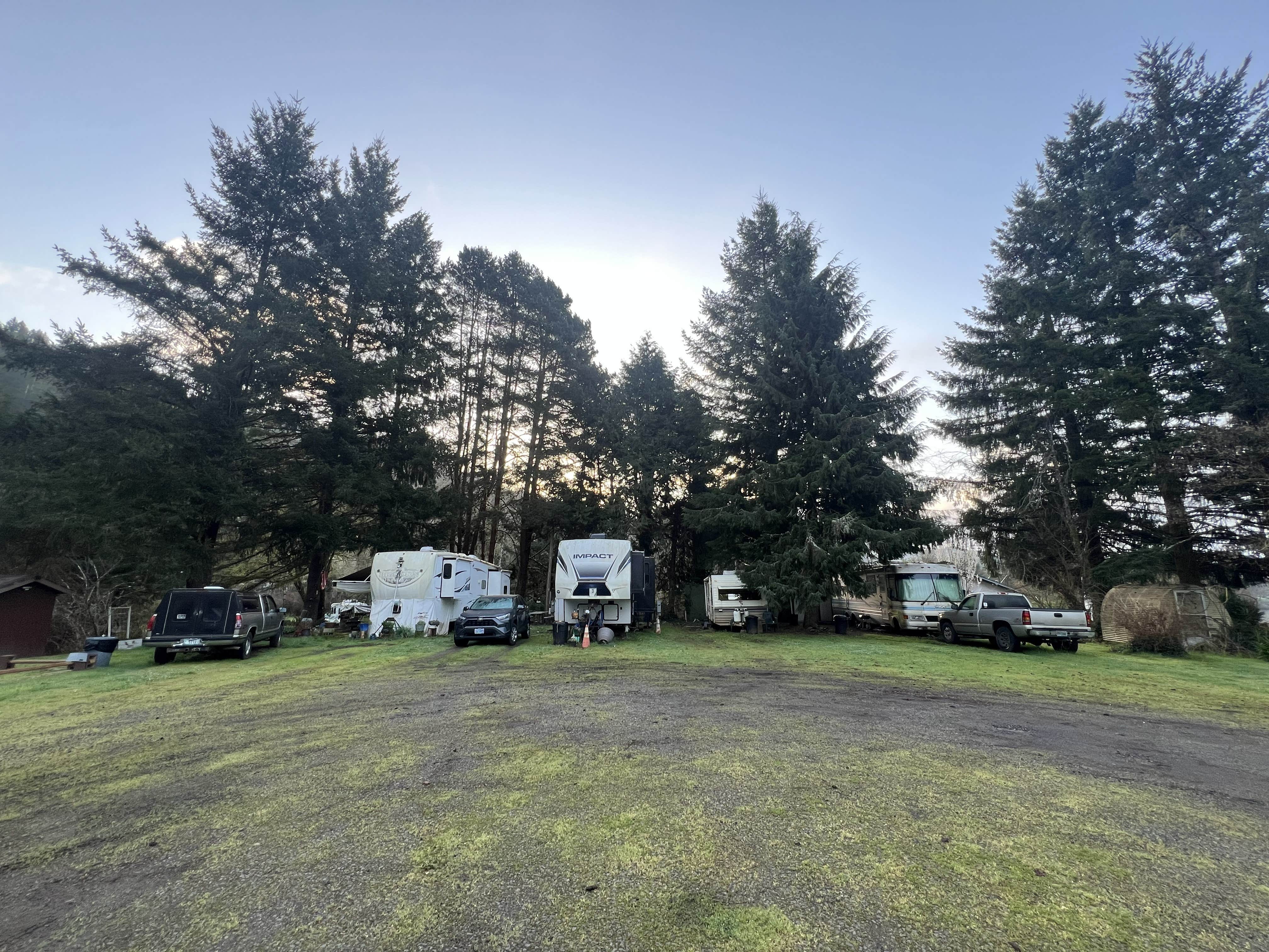 Camper-submitted photo at Wells Creek and Angler RV Resort near Elkton, OR