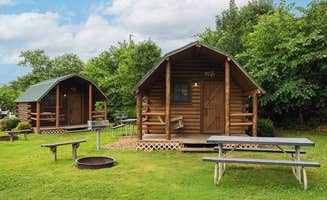 OAK M.'s photo of glamping accommodations at Nashville KOA Resort near La Vergne, TN