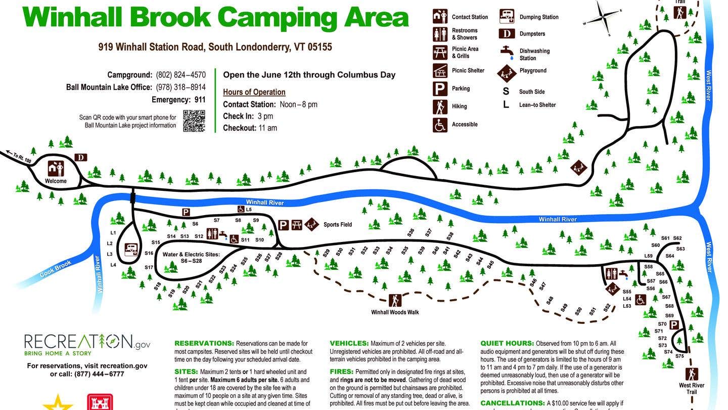 Camper-submitted photo at Winhall Brook Camping Area - TEMPORARILY CLOSED near Bellows Falls, VT