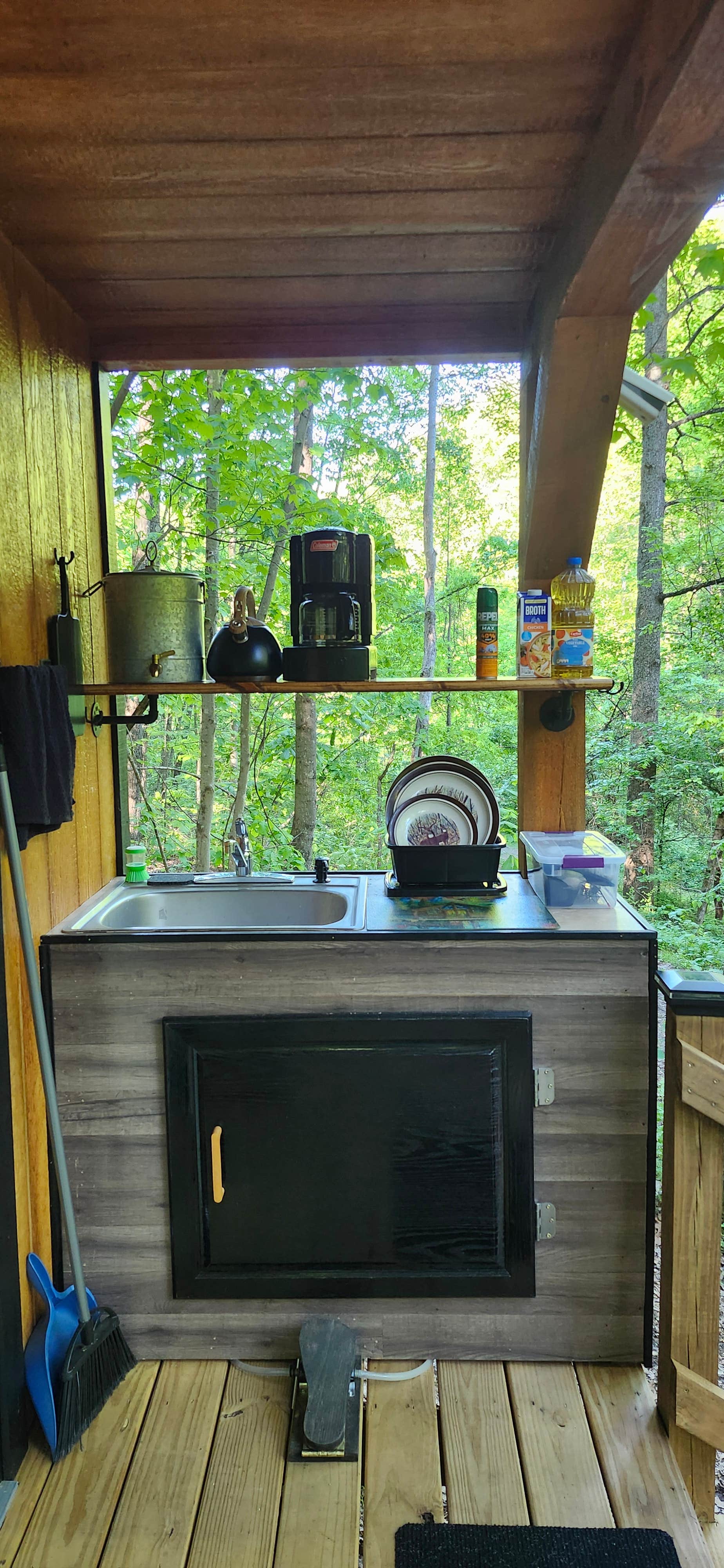 Camper-submitted photo at Whippoorwill Off Grid Hike In Tiny Cabin near Ravenswood, WV