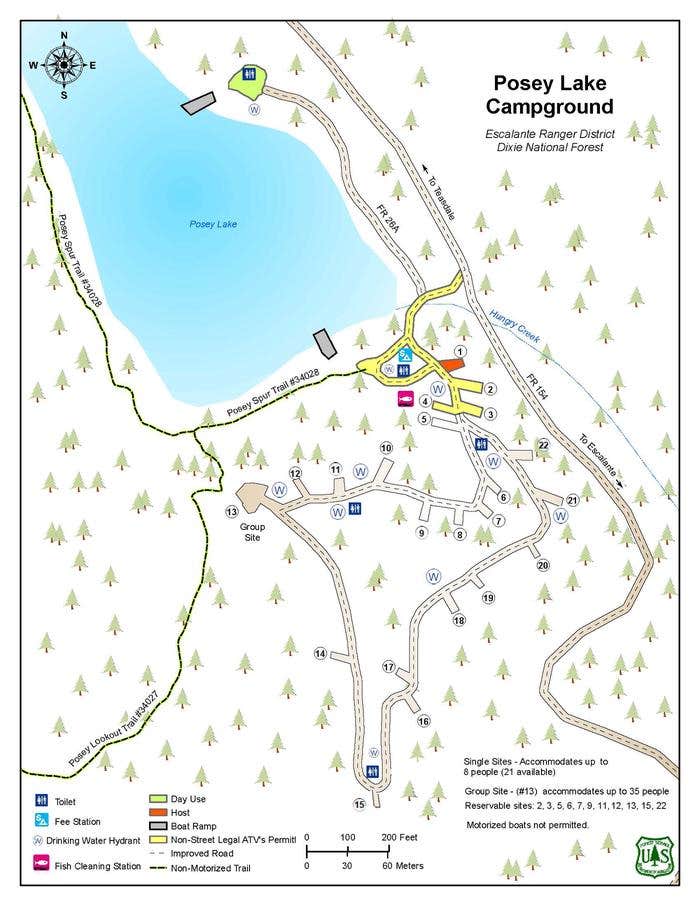 Camping near Barker Reservoir Area: Posy Lake Campground, Escalante, Utah