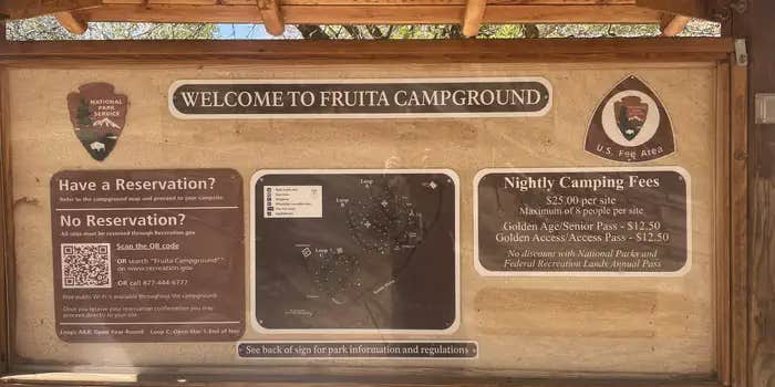Camper submitted image from Fruita Campground — Capitol Reef National Park