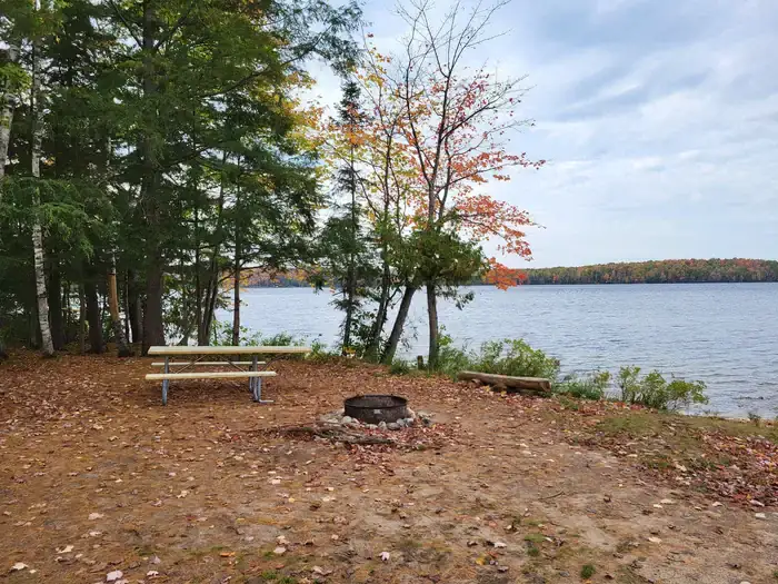 Camping near Tom's Lake Cabin: Triangle Lake Campsites — Hiawatha National Forest, Wetmore, Michigan