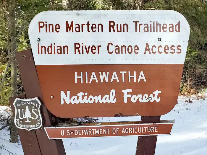 Camping near Tom's Lake Cabin: Ironjaw Lake Campsite — Hiawatha National Forest, Wetmore, Michigan
