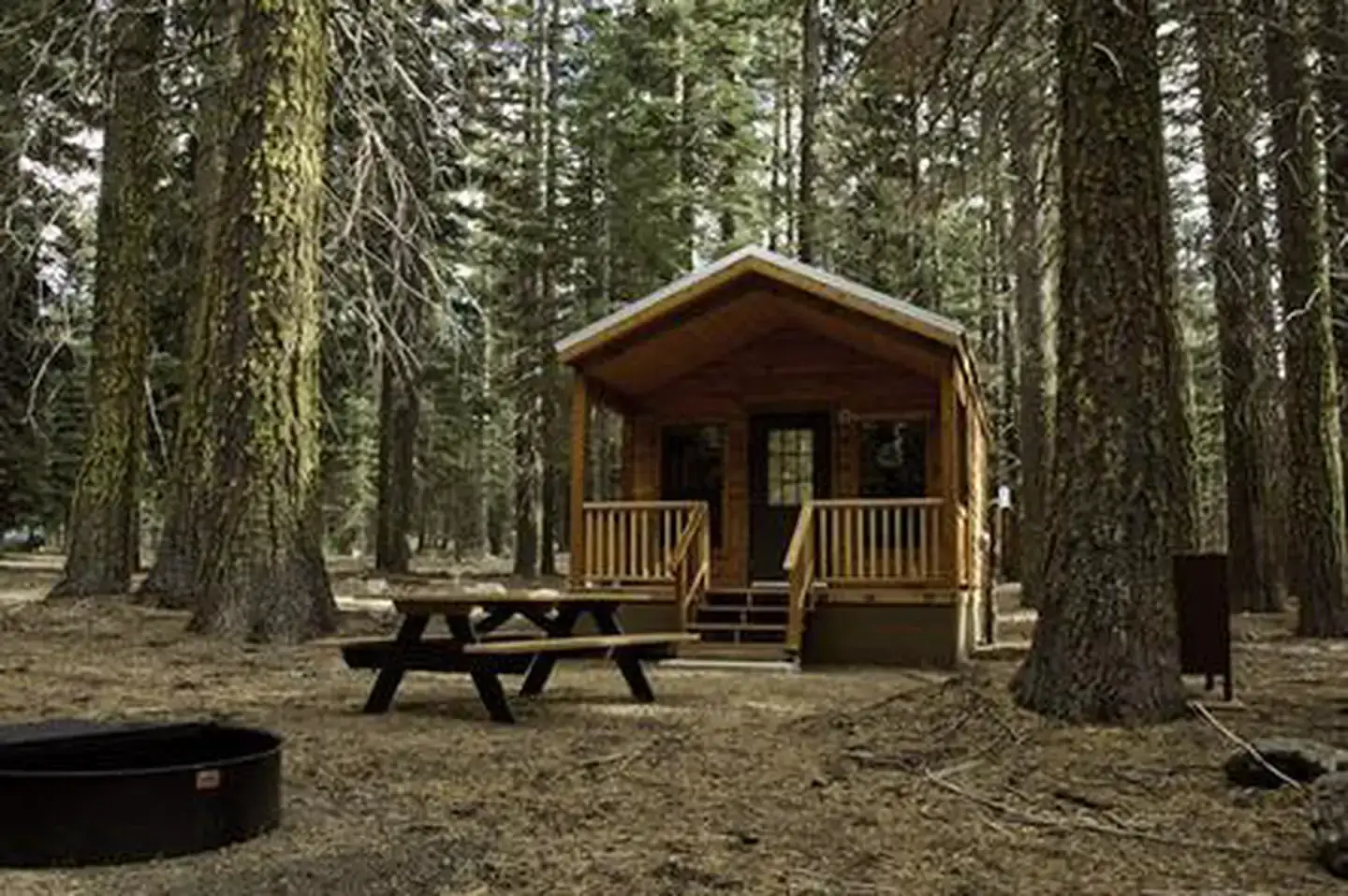 Camping near Manzanita Lake Campground — Lassen Volcanic National Park: Manzanita Lake Camping Cabins — Lassen Volcanic National Park, Mineral, California