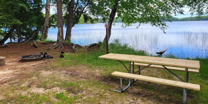 Camper submitted image from Bass Lake Campsite — Hiawatha National Forest
