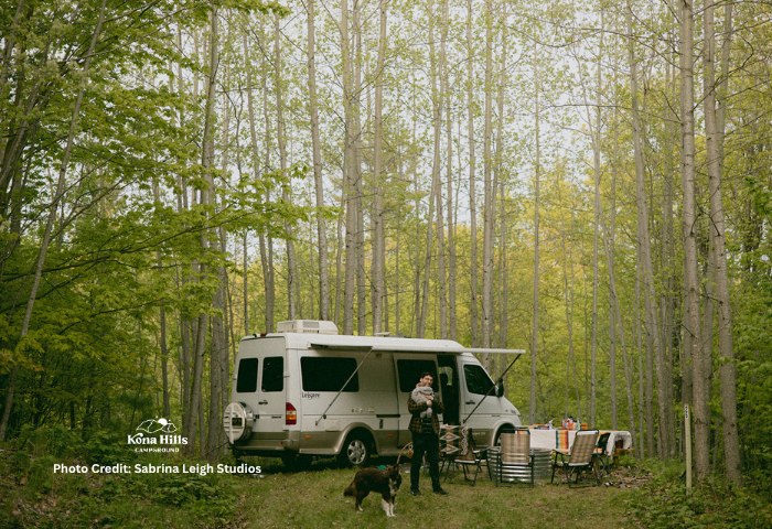 Camper-submitted photo at Kona Hills Campground near Ishpeming, MI