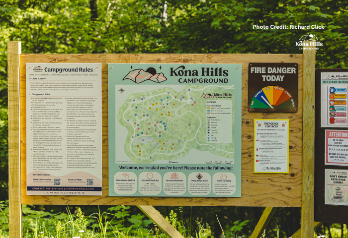 Camper-submitted photo at Kona Hills Campground near Ishpeming, MI