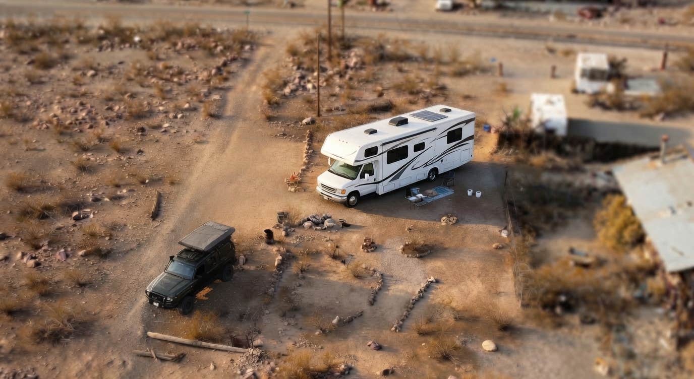 Historic Rt 66 Oatman Arizona Campsite