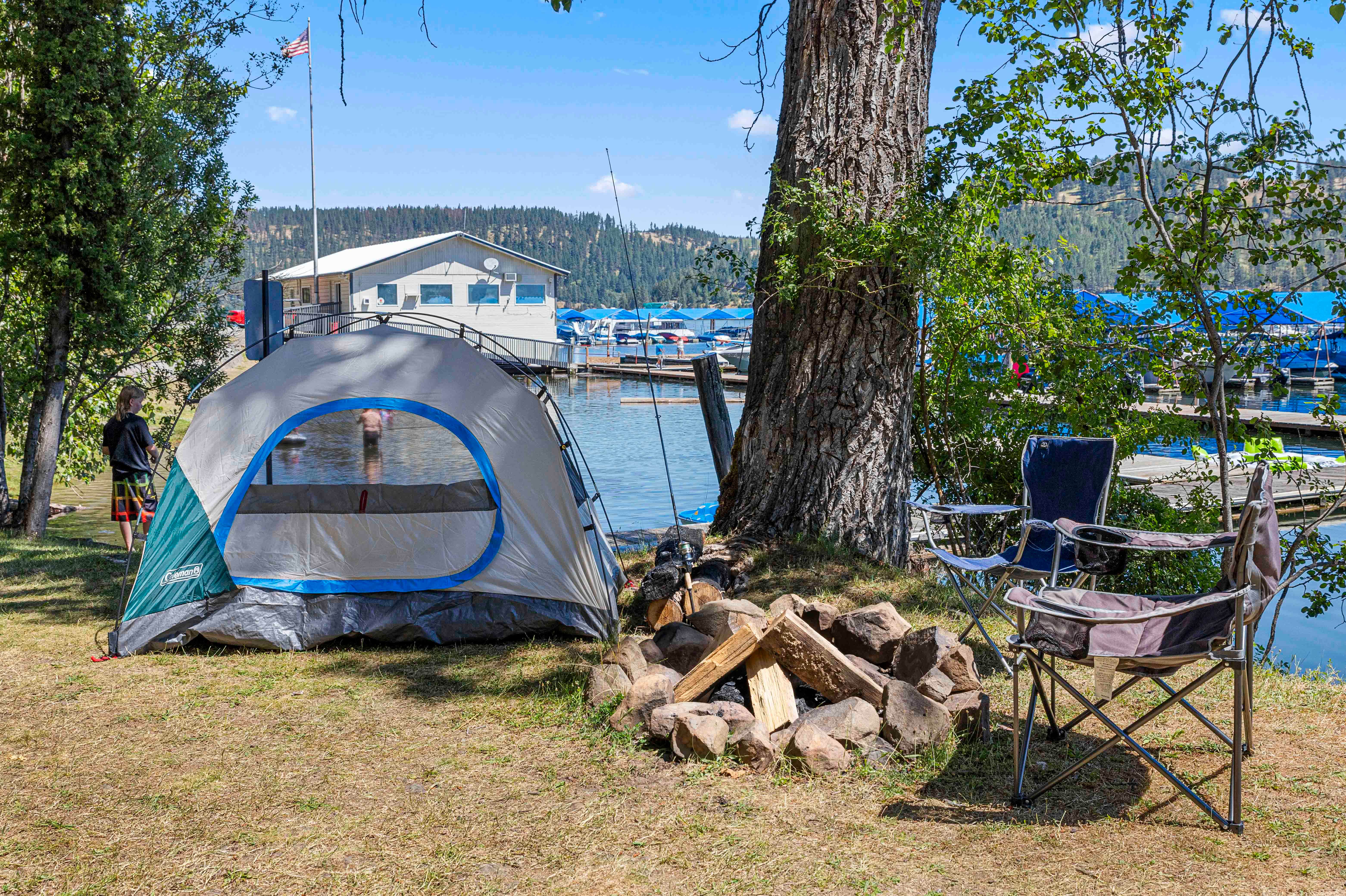 Camper-submitted photo at Conkling Marina & Resort near Harrison, ID