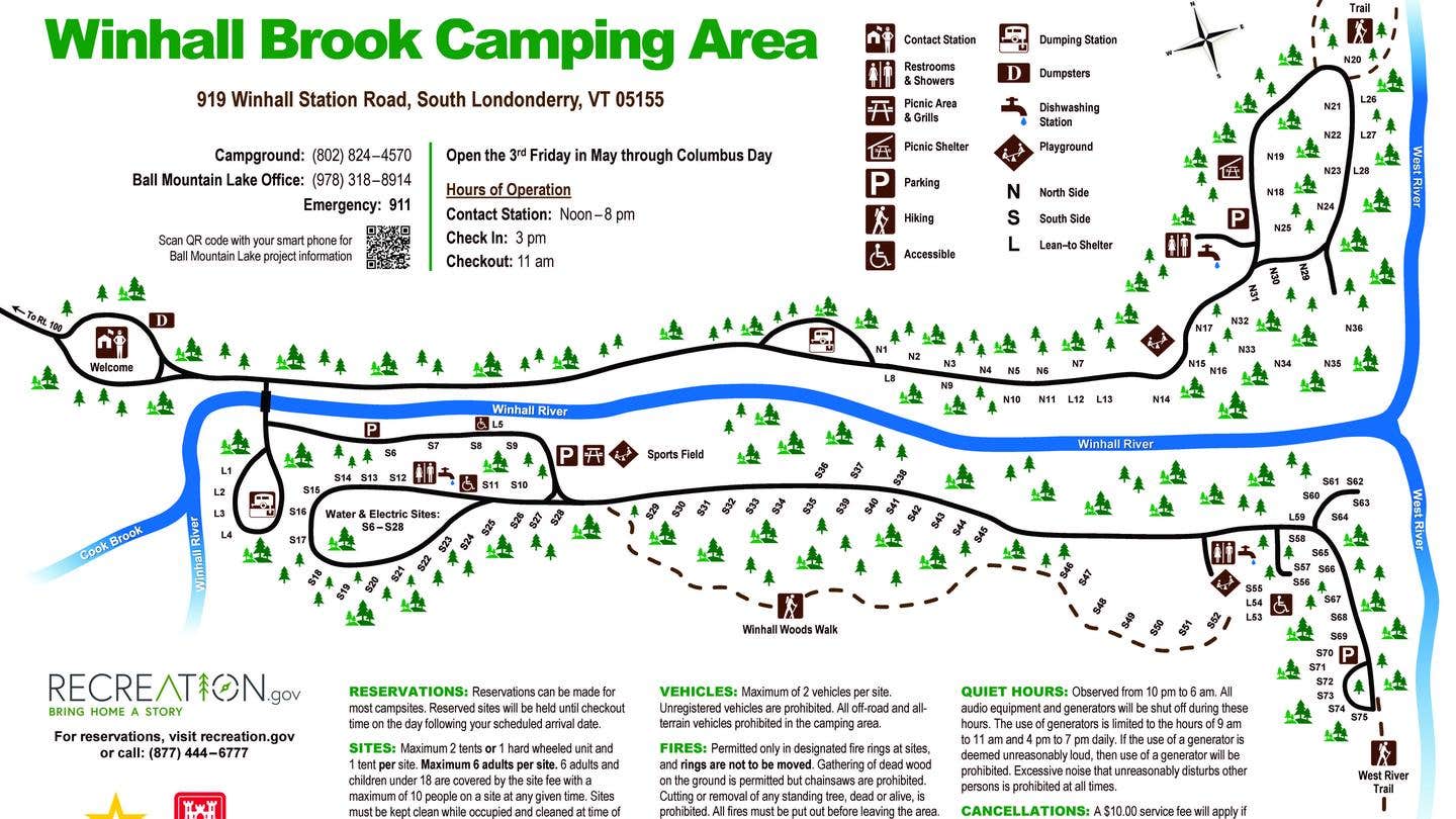 Camper-submitted photo at Winhall Brook Campground near South Londonderry, VT