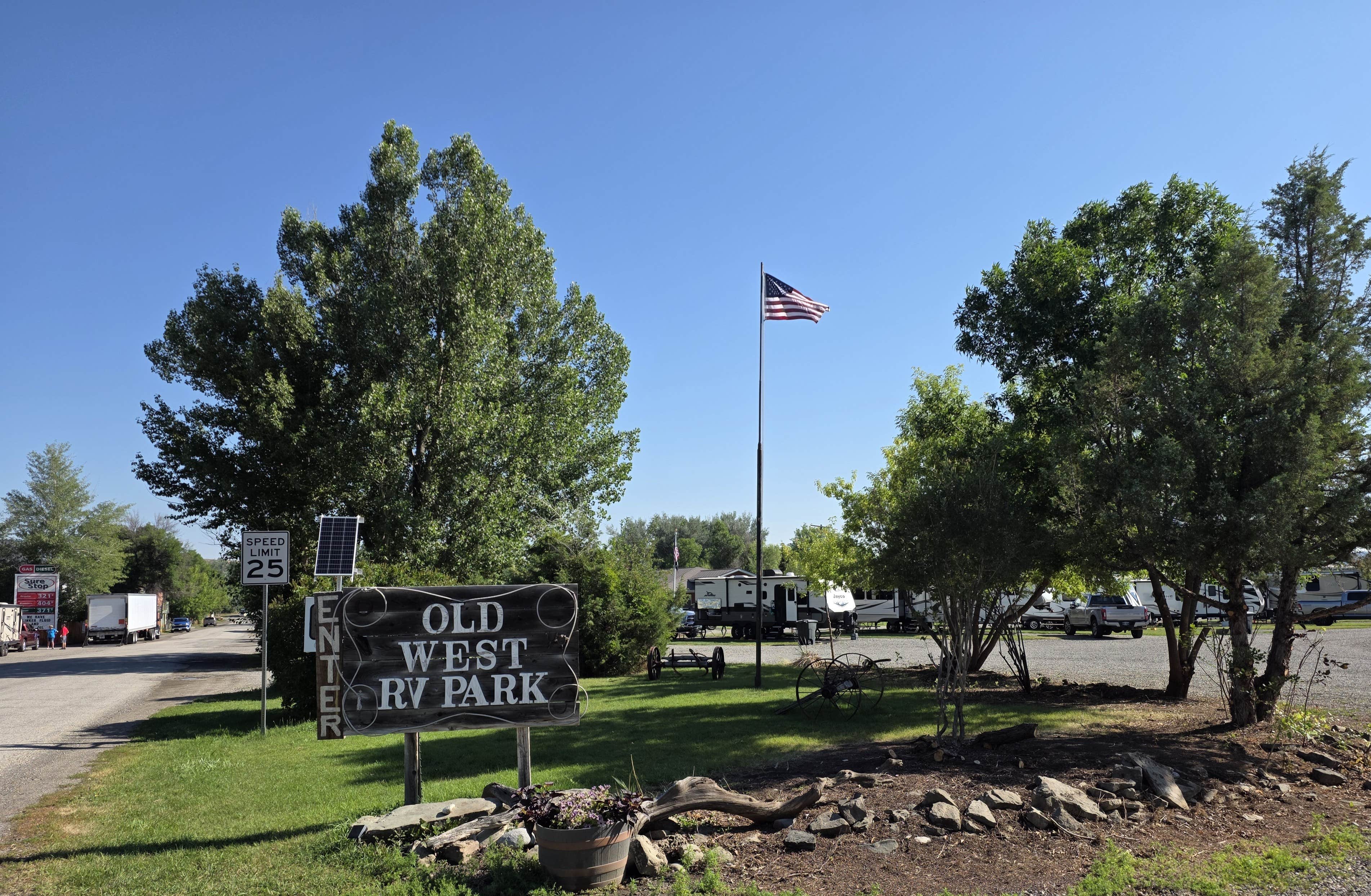 Camping near Pelican Fishing Access Site: Old West RV Park, Greycliff, Montana