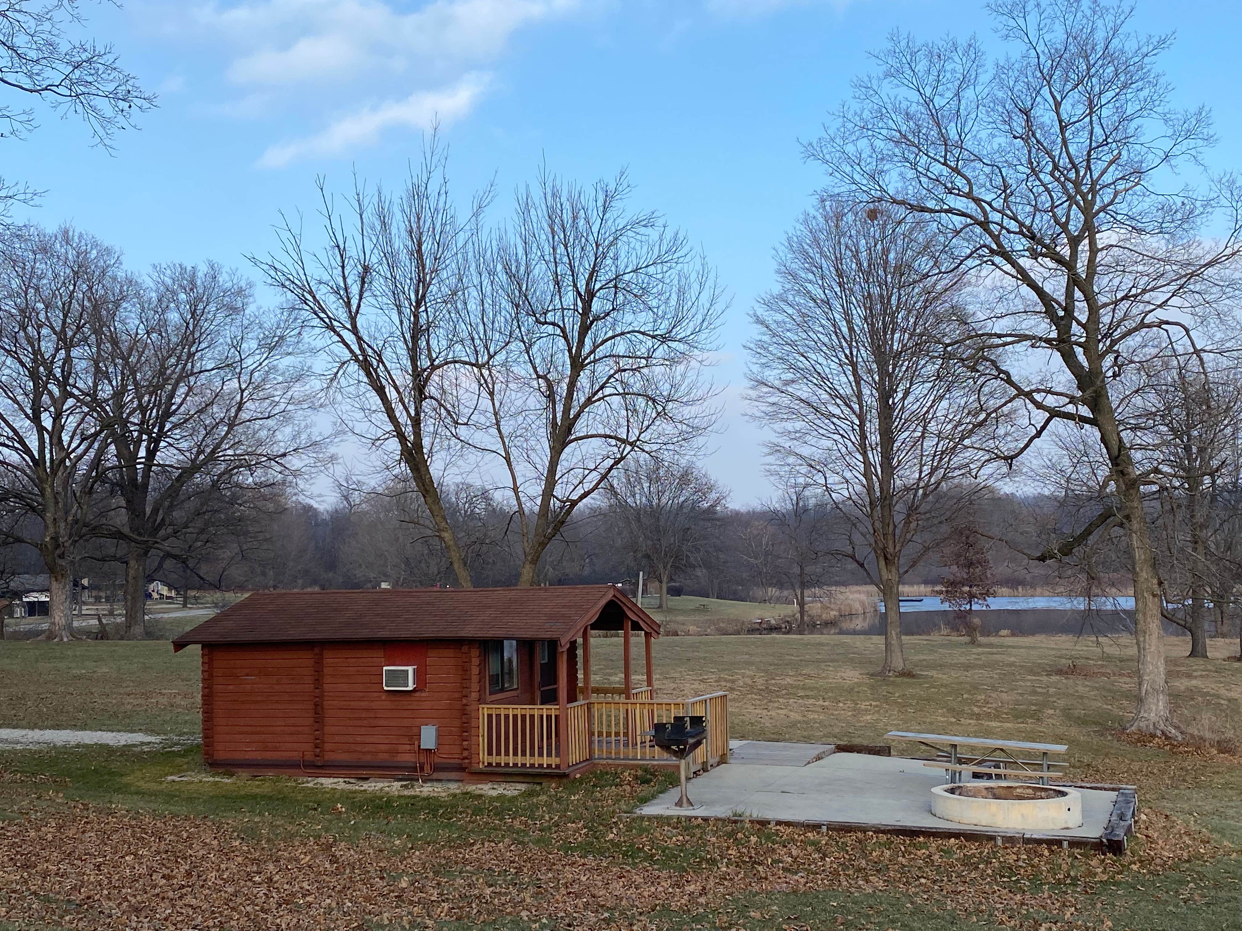 Camper-submitted photo at Lakefront Cabins - Shabbona Lake near Rochelle, IL