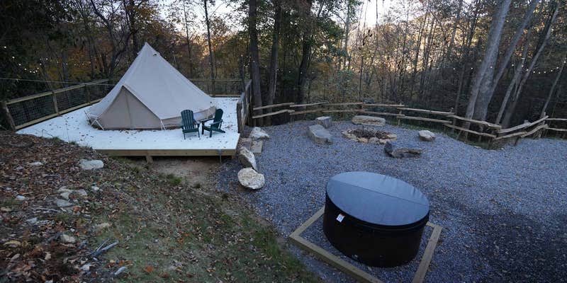 Camper submitted image from Brand New! Camp #4 with Bathhouse