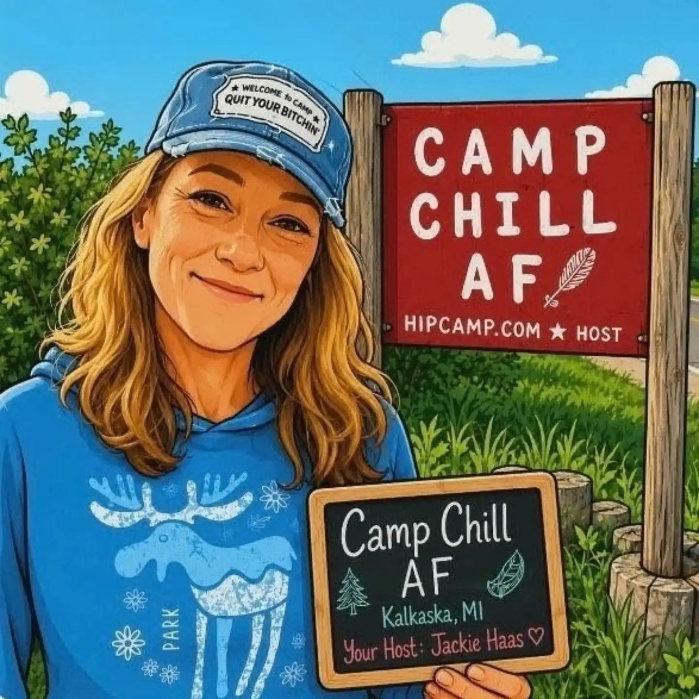 Camping near Offbeat Acres - Camp Chill AF!: Camp Chill AF!, Rapid River, Michigan