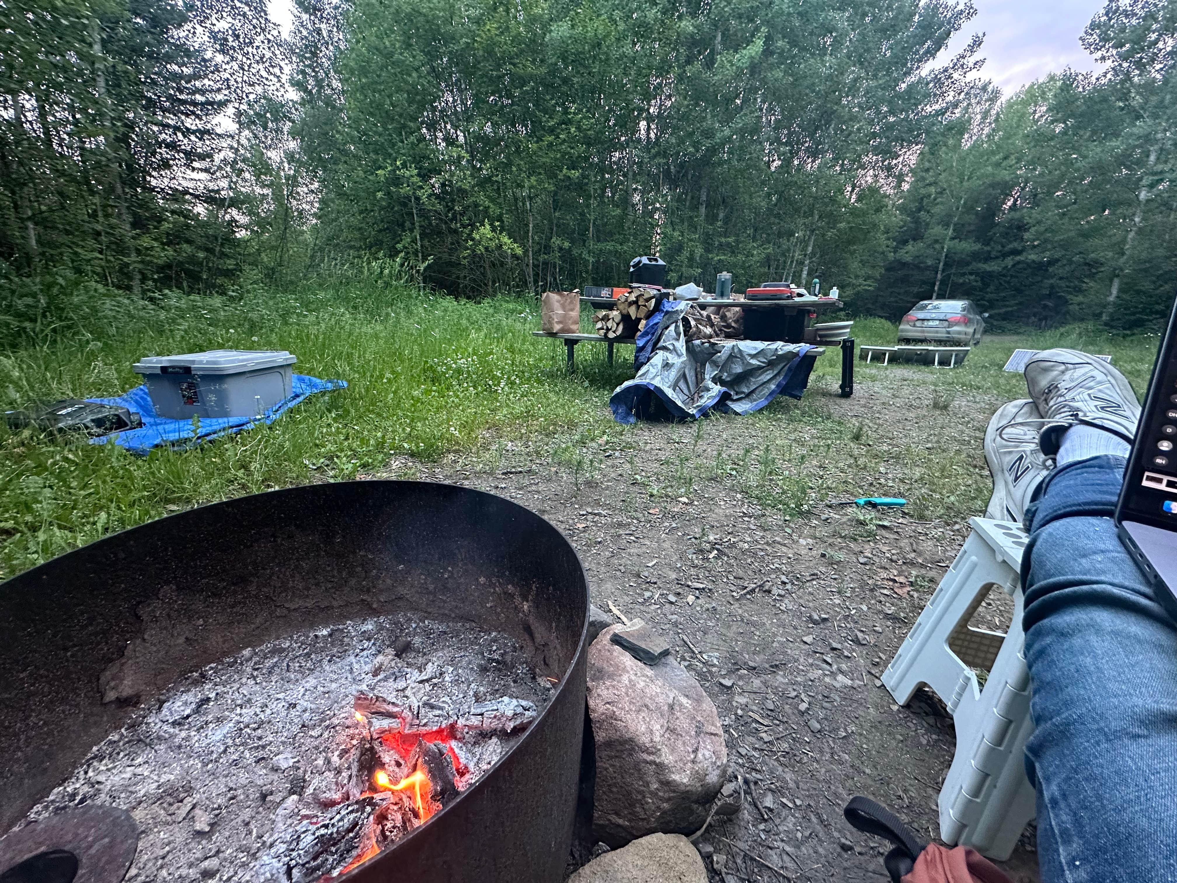 Camper-submitted photo at McFarland Lake Campground near Grand Portage, MN