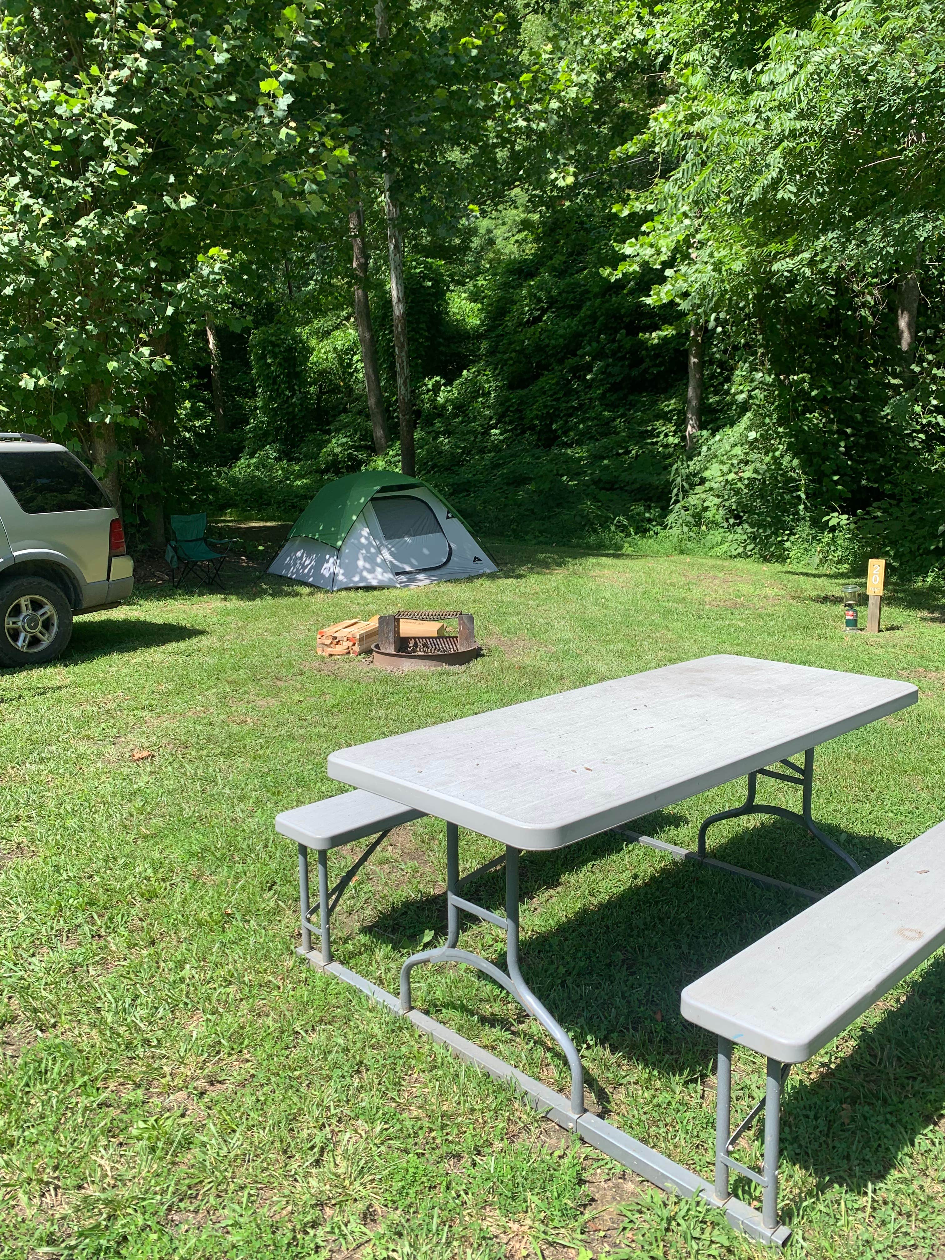 Camper-submitted photo at Thunder River Campground near John W. Flannagan Dam and Reservoir
