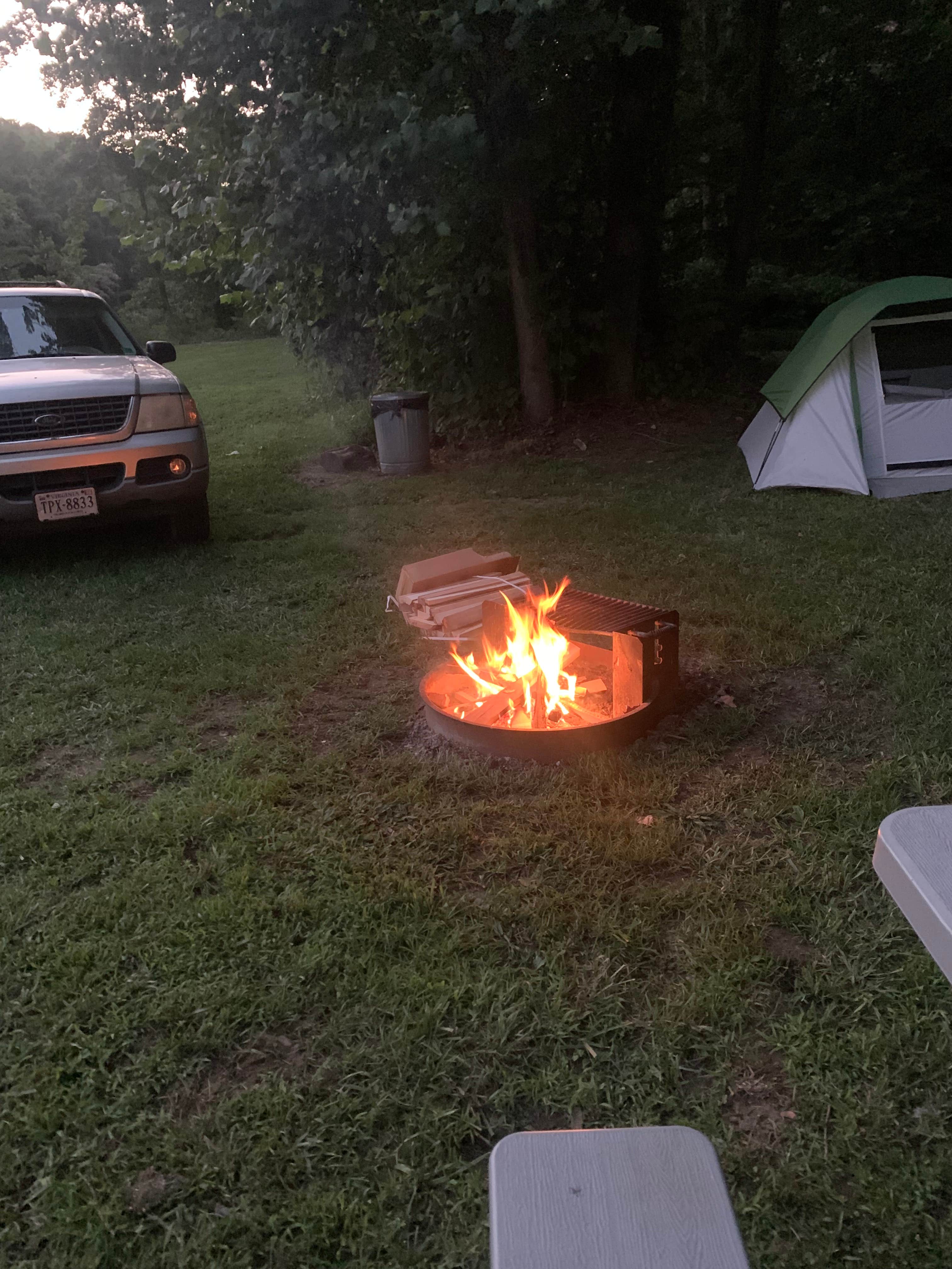 Camper-submitted photo at Thunder River Campground near John W. Flannagan Dam and Reservoir