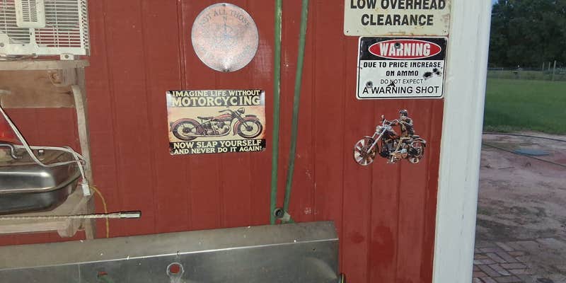 Camper submitted image from Biker tent camp