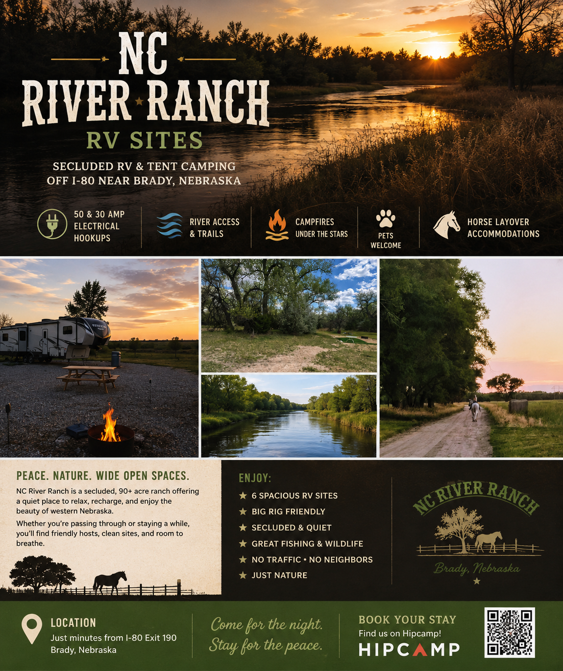 Camper-submitted photo at NC River Ranch near Gothenburg, NE