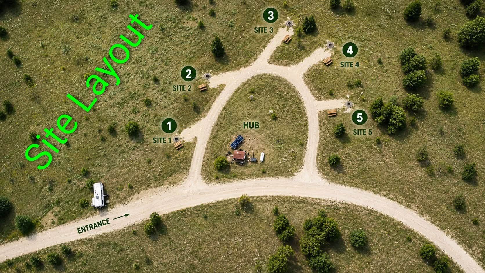 Camping near Refuge Hill Homestead: VALLEY VIEW RETREAT, Pringle, South Dakota