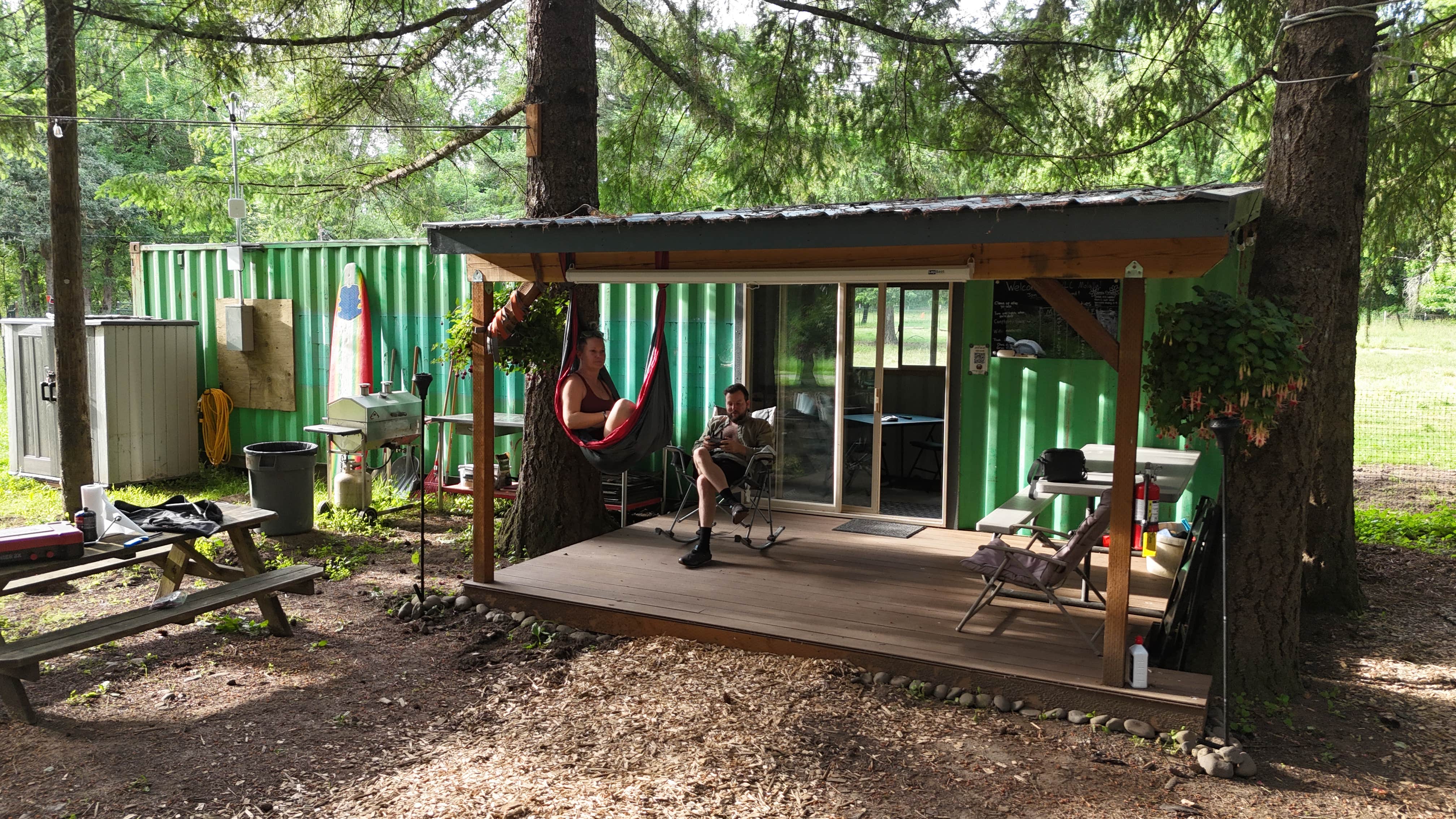 Camper-submitted photo at Vanlife & Nomad Campground On The River near Molalla, OR