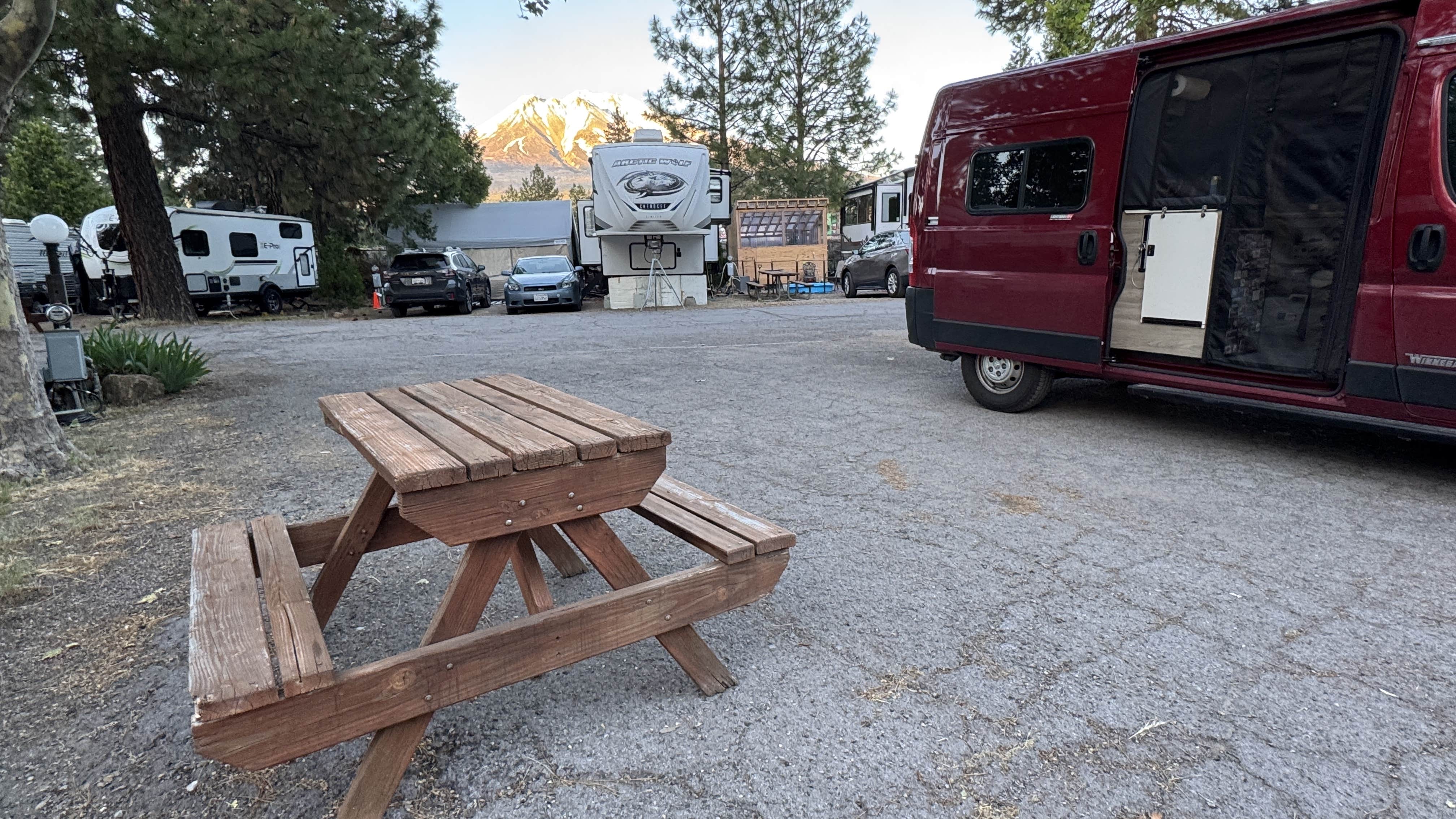 Camper-submitted photo at Friendly RV Park near Weed, CA
