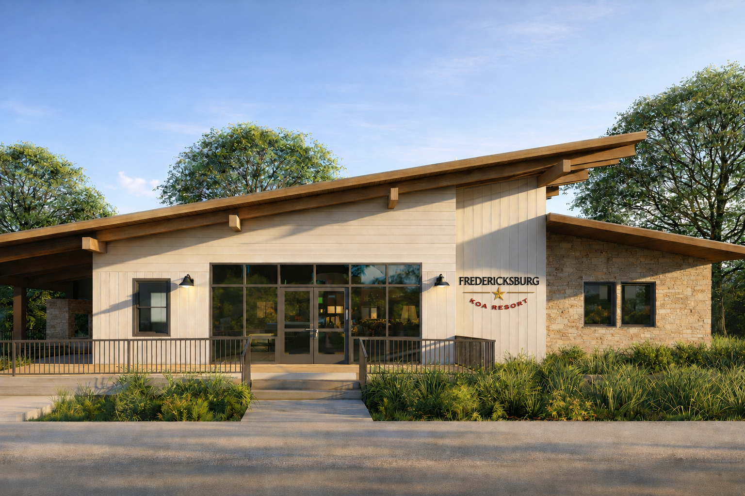 Camping near Arch Ray on the River: Fredericksburg KOA Resort, Fredericksburg, Texas