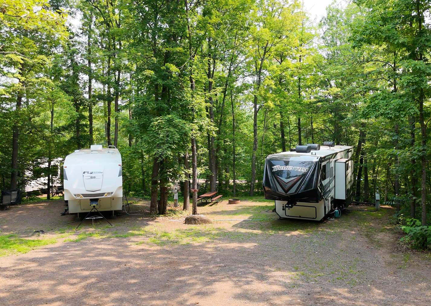 Camping near Paint Rock Springs Campground — St. Croix State Park: St Croix River Resort, Danbury, Minnesota