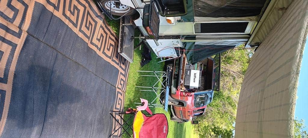 Camping near Glen Ullin Memorial Park: Danzig Dam 10 miles northwest of New Salem, ND., Center, North Dakota