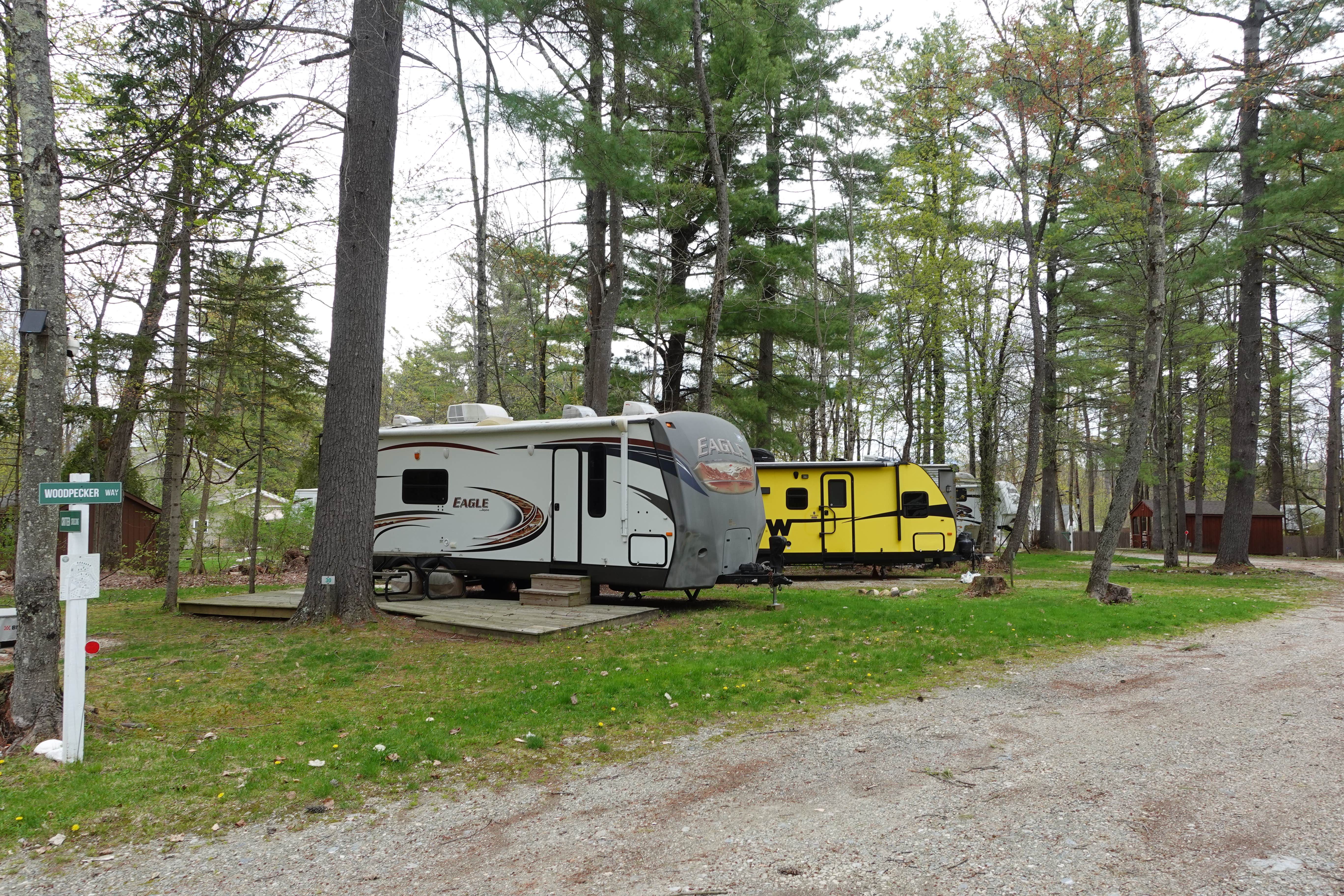 Camper-submitted photo at Bonnie Brae Cabins and Campsites near Clarksburg, MA