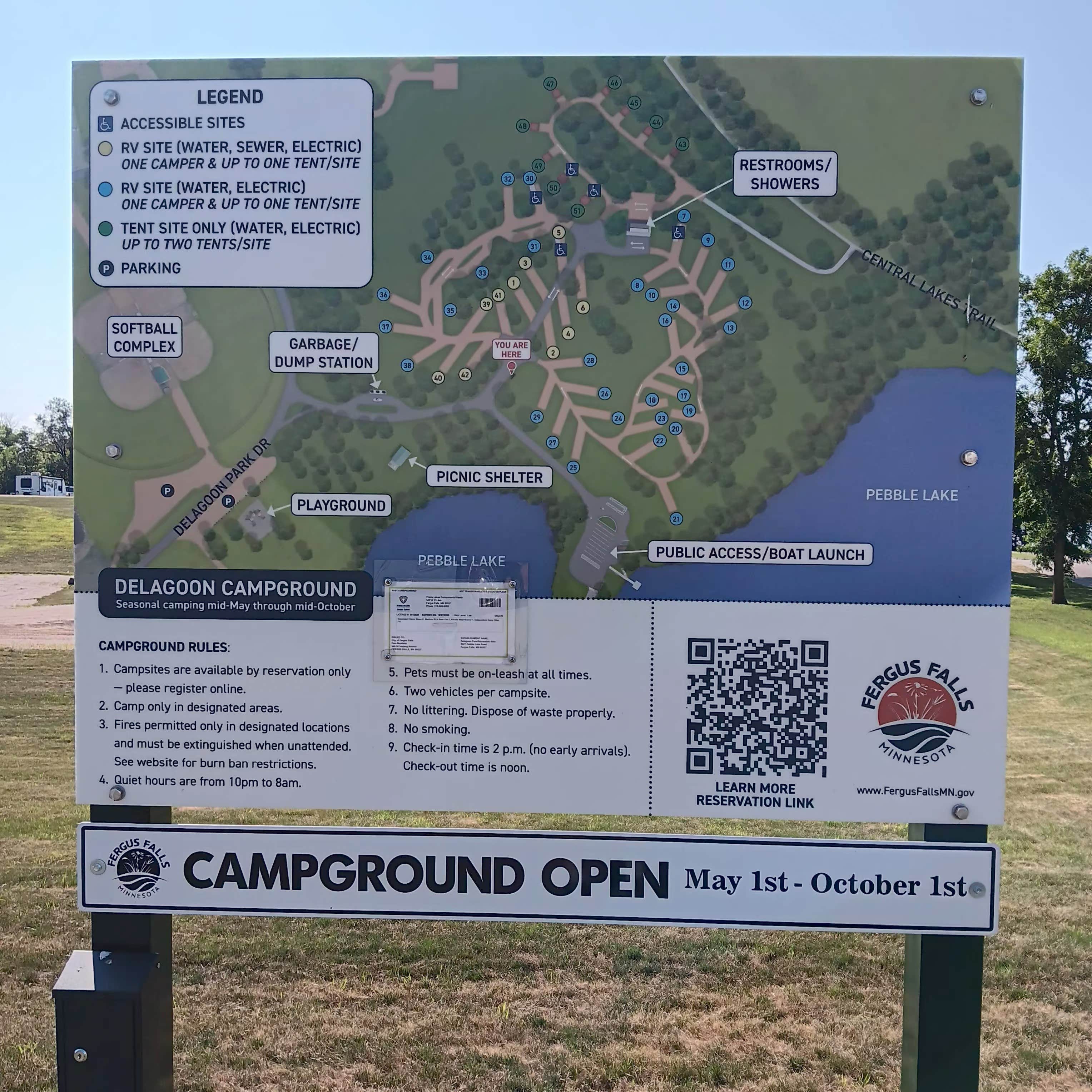 Camper-submitted photo at Delagoon Park Campground near Fergus Falls, MN