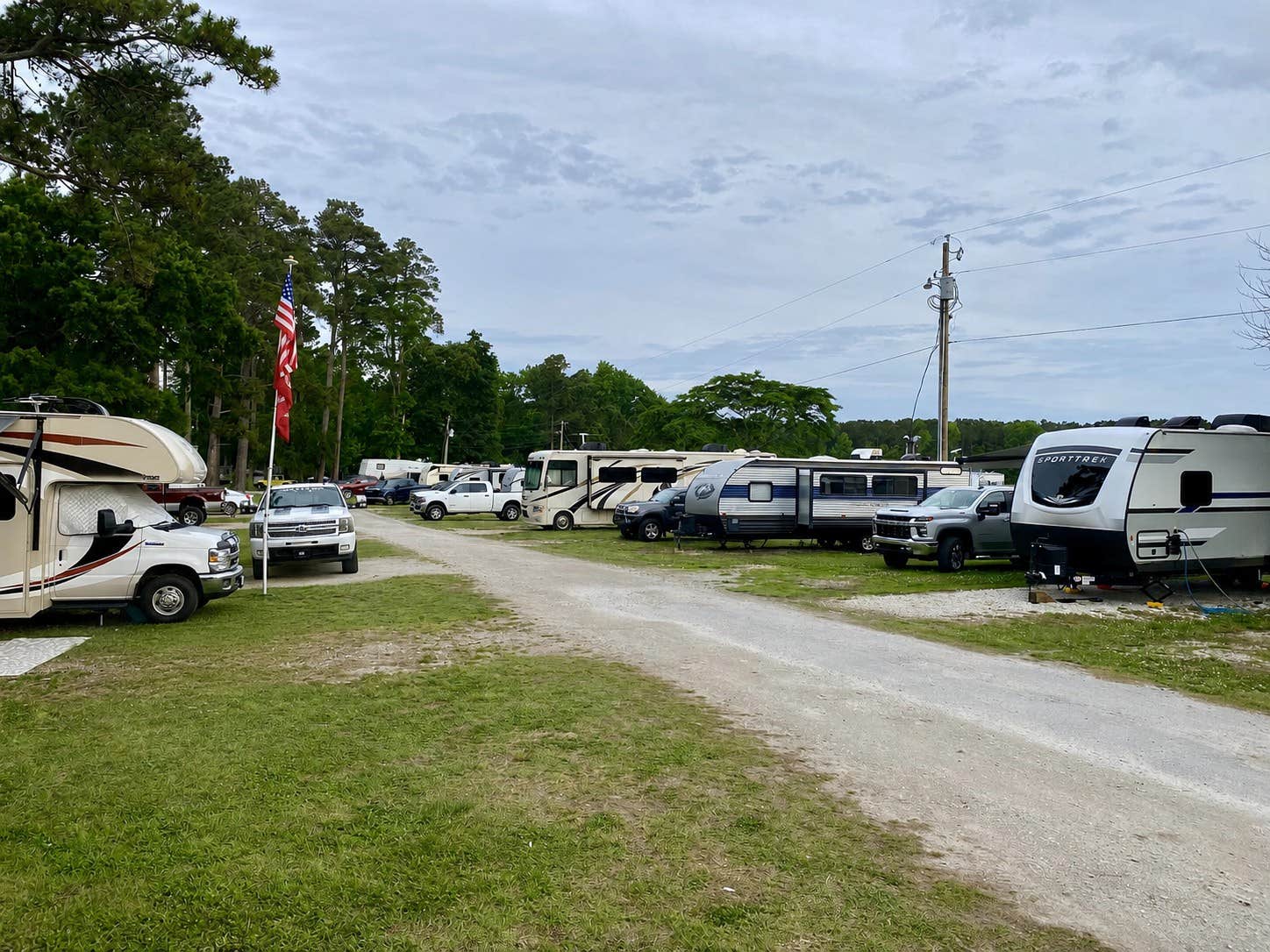 Camping near Crockett Landing: Long Creek RV Park, Cherry Point, North Carolina