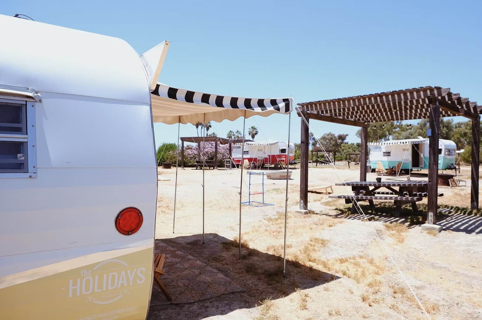 The Holidays Vintage Trailers — San Clemente State Beach