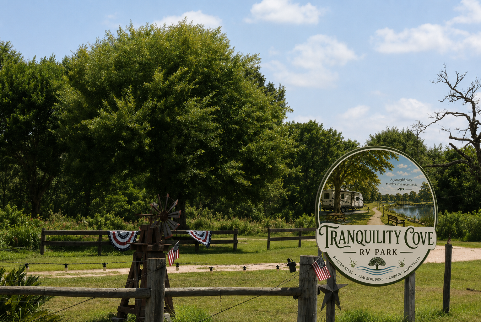 Camper-submitted photo at Tranquility Cove RV Park near West Columbia, TX