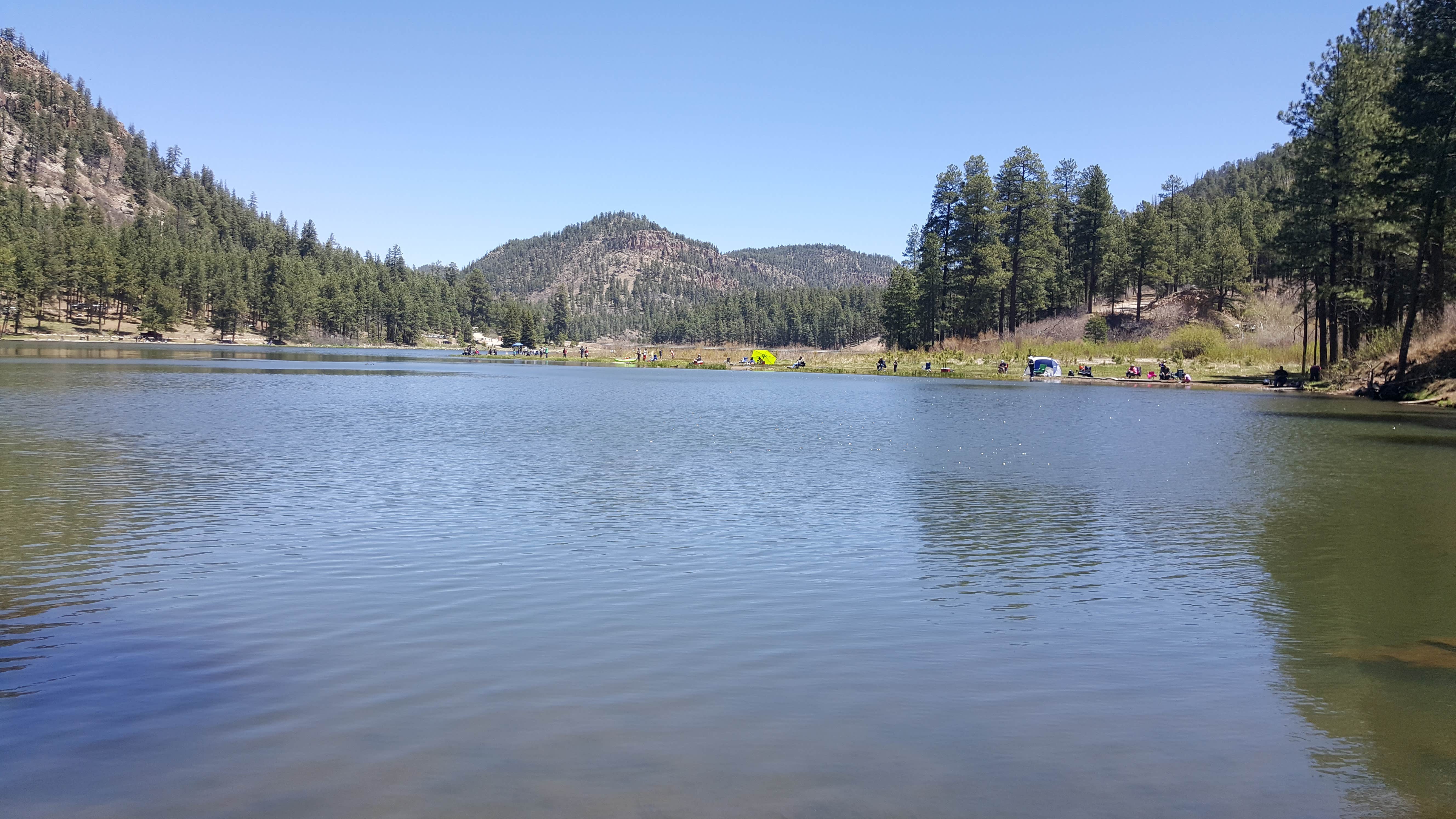 Camper submitted image from Fenton Lake State Park — Fenton Lake Fishing Area (and Dam) - 4