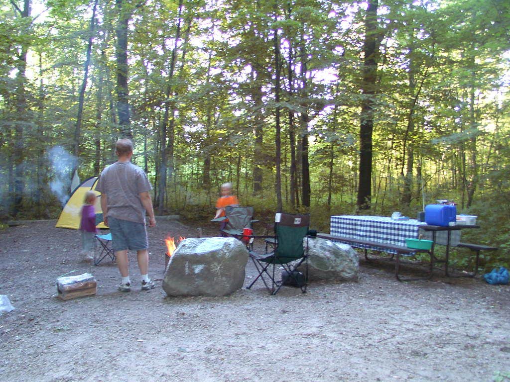 Camper-submitted photo at Pike Lake Campground — Kettle Moraine State Forest-Pike Lake Unit near West Bend, WI