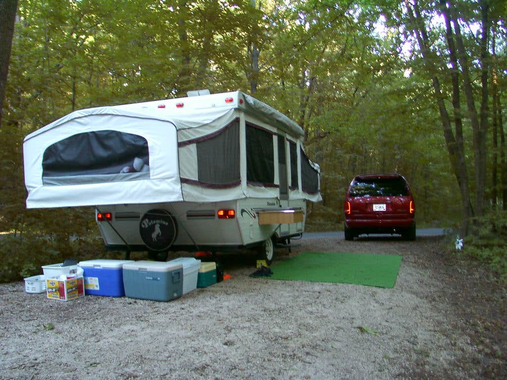 Lisa S.'s photo of rv camping at Pike Lake Campground — Kettle Moraine State Forest-Pike Lake Unit near Sheboygan, WI