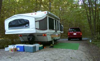 Lisa S.'s photo of rv camping at Pike Lake Campground — Kettle Moraine State Forest-Pike Lake Unit near North Prairie, WI