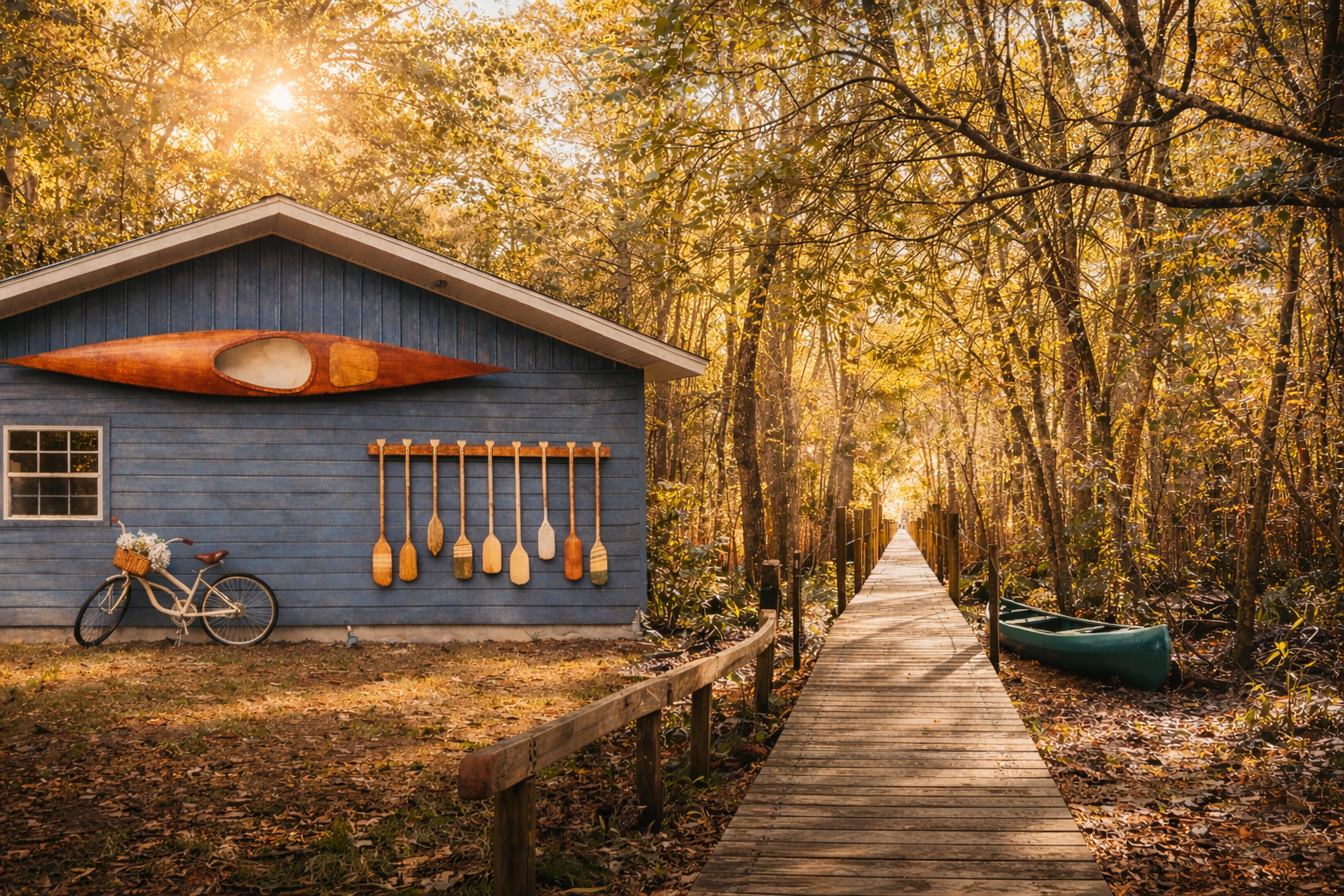 Camping near Caceres Organic Blueberry Farms: The Hideaway Camp & Glamp, Fanning Springs, Florida