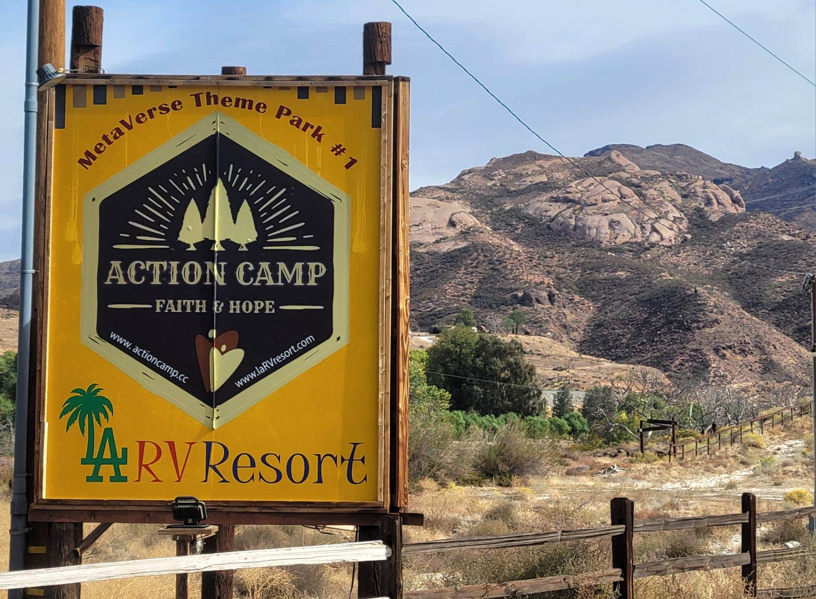 Camper-submitted photo at LA RV Resort at Action Camp near Mojave, CA