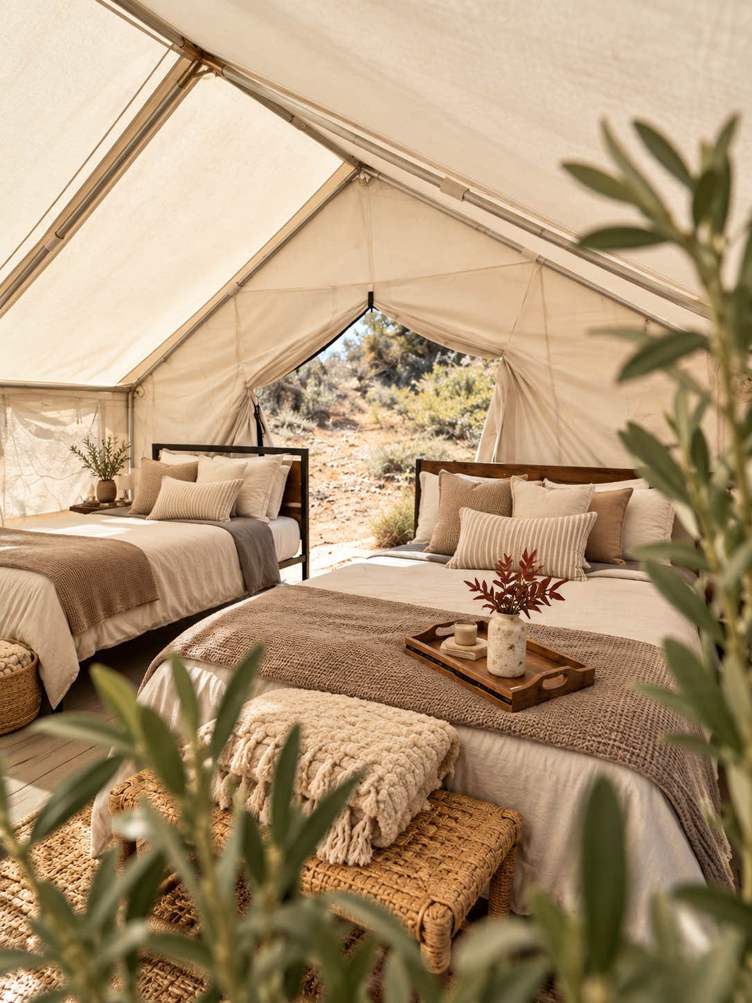 The Dyrt's photo of tent camping at Vegas Glamping near Searchlight, NV
