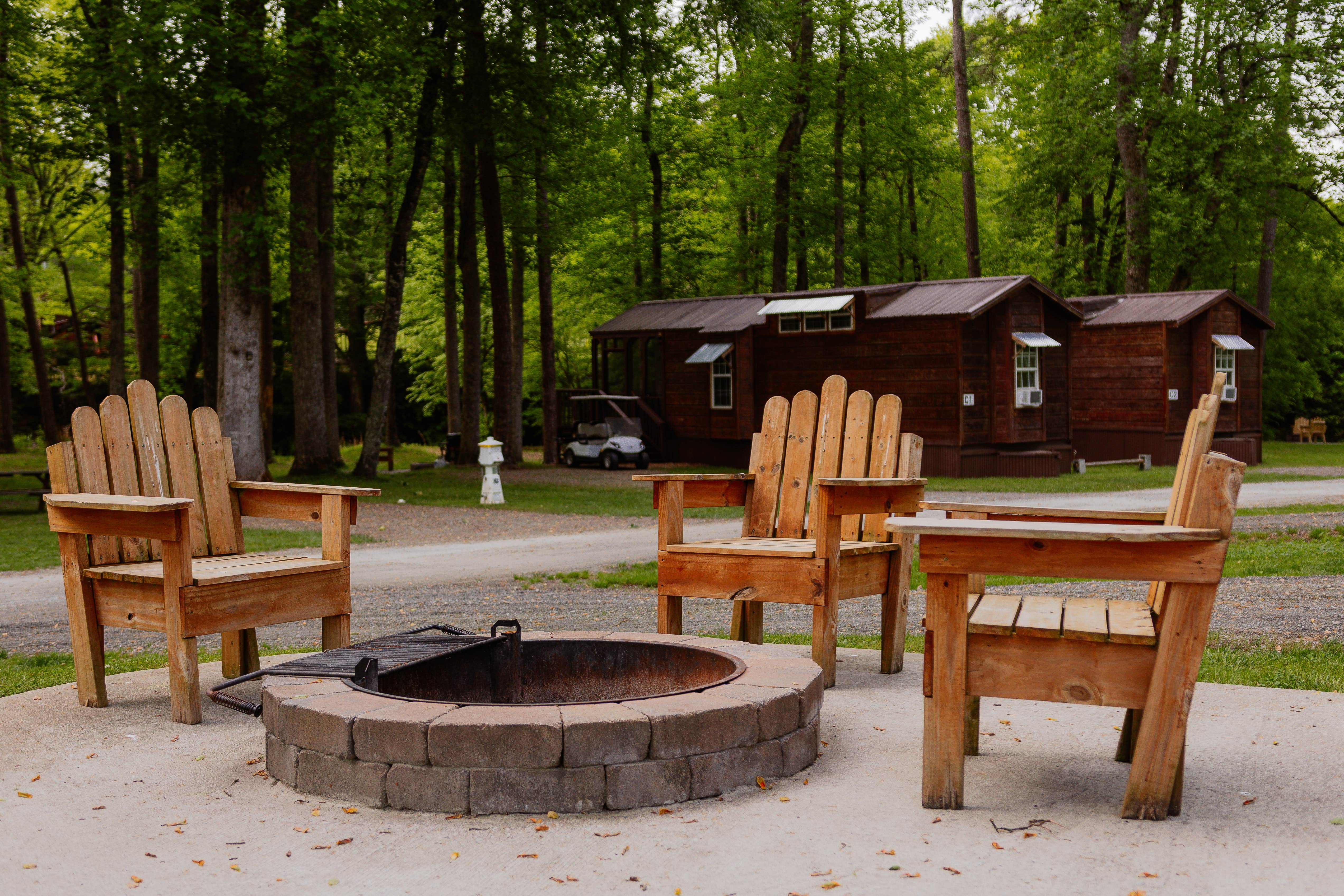 Mariana P.'s photo of glamping accommodations at Murphy / Peace Valley KOA Holiday near Tallassee, TN